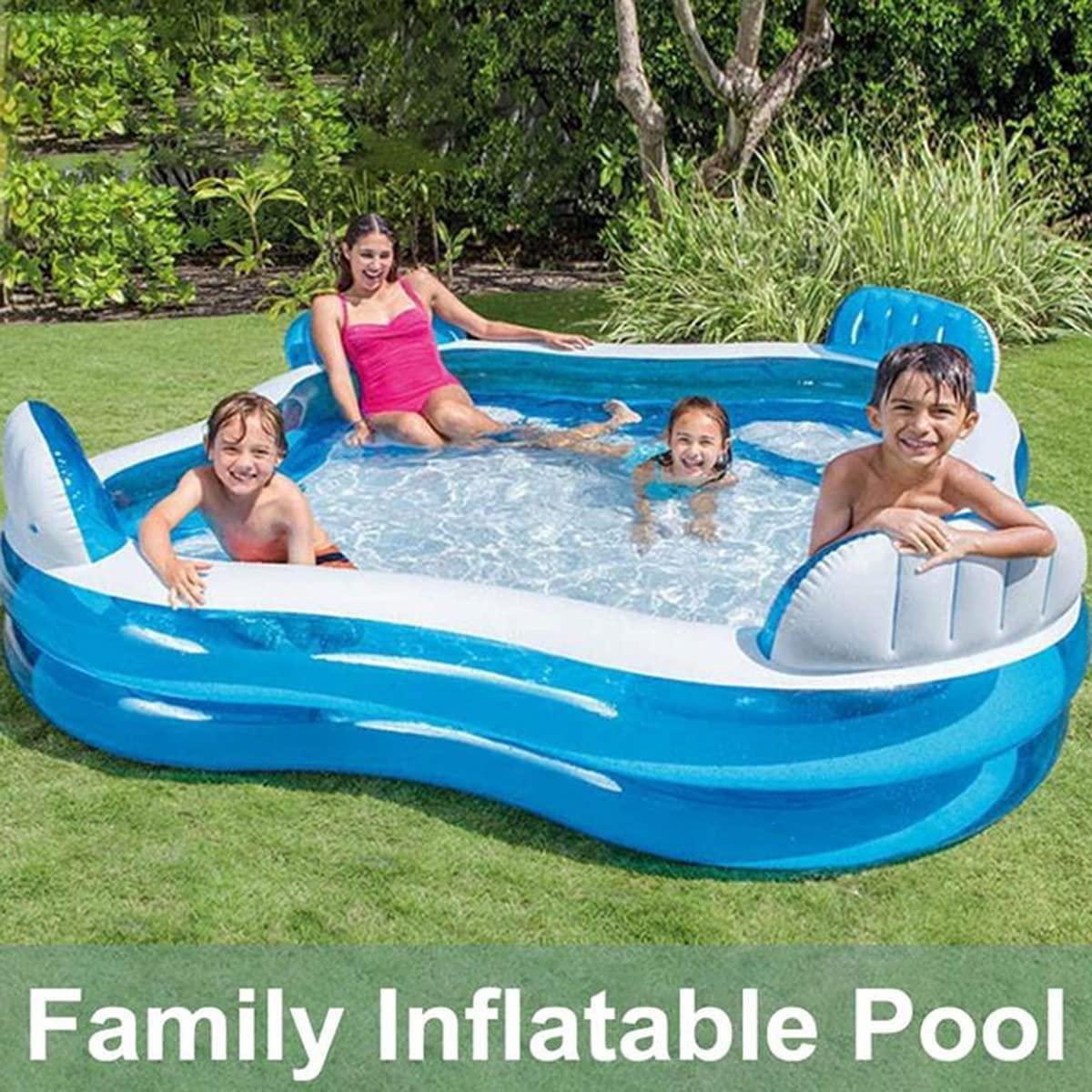 Swim Center Family Lounge Pool Inflatable Swimming Paddling Pool with