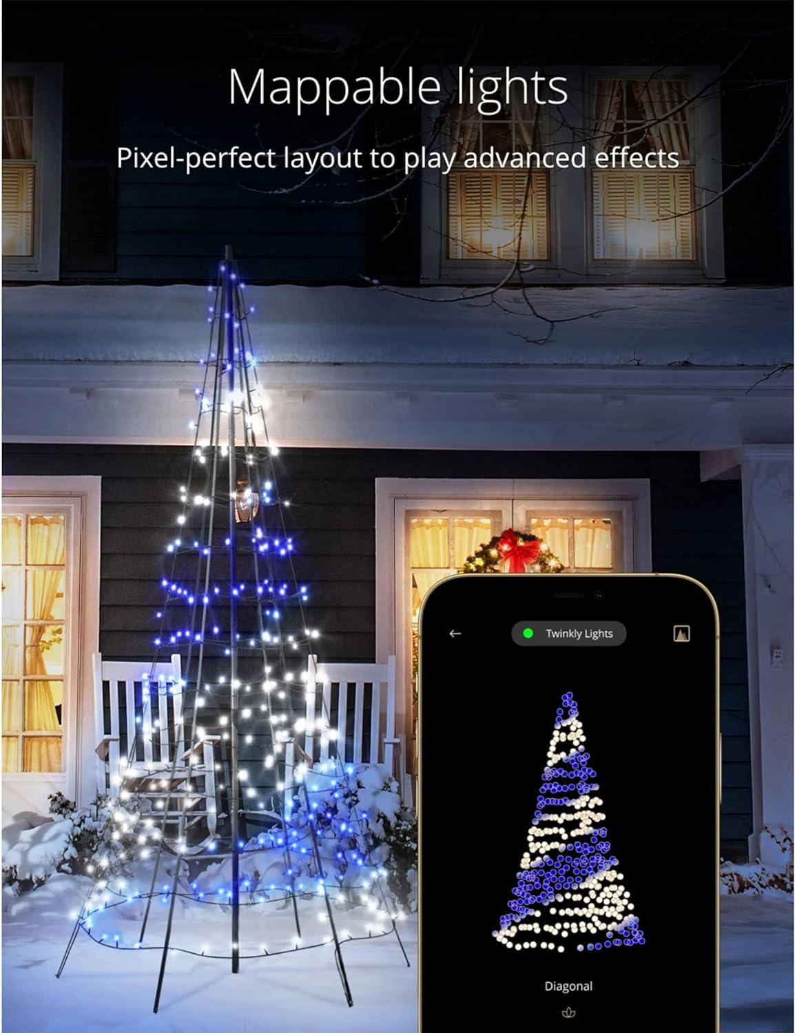 Twinkly App Controlled Christmas Tree