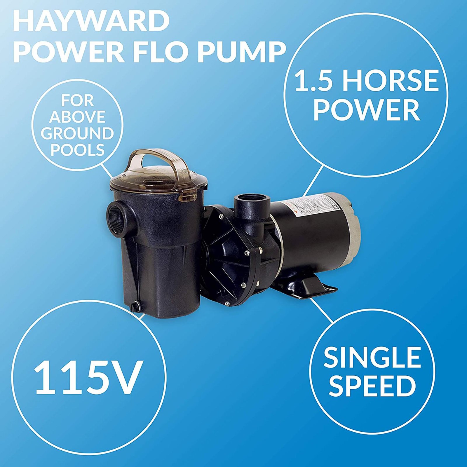 Pompa Per Piscina Hayward Powerline Plus 1,5 HP - Foto 8